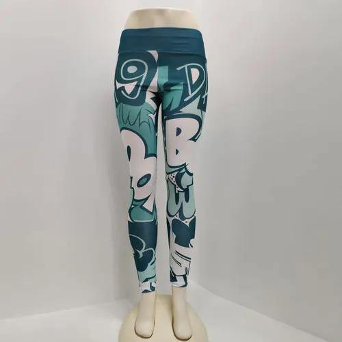 

Blockbuster Yoga Pants Boom Alphabet Printing Yoga Pants Sports Bottom Pencil Pants