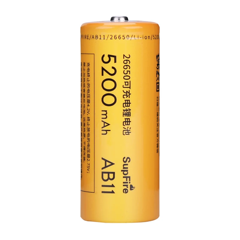 Supfire 26650 Battery 3.7V Li-ion 5200mAh Flashlight Rechargeable For Sofirn Convoy Nitecore Fenix Nicron Flash Light | Освещение