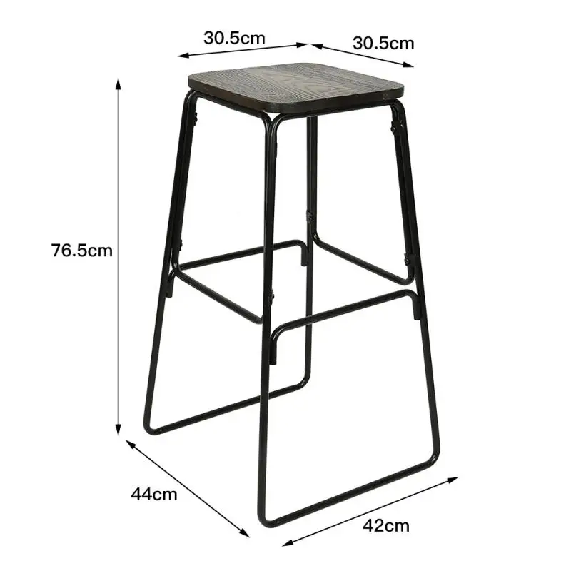 Designer Modern Minimalist Bar Chair Home Comfortable Industrial Style Fashion Durable Iron High Stool Furniture HWC | Мебель