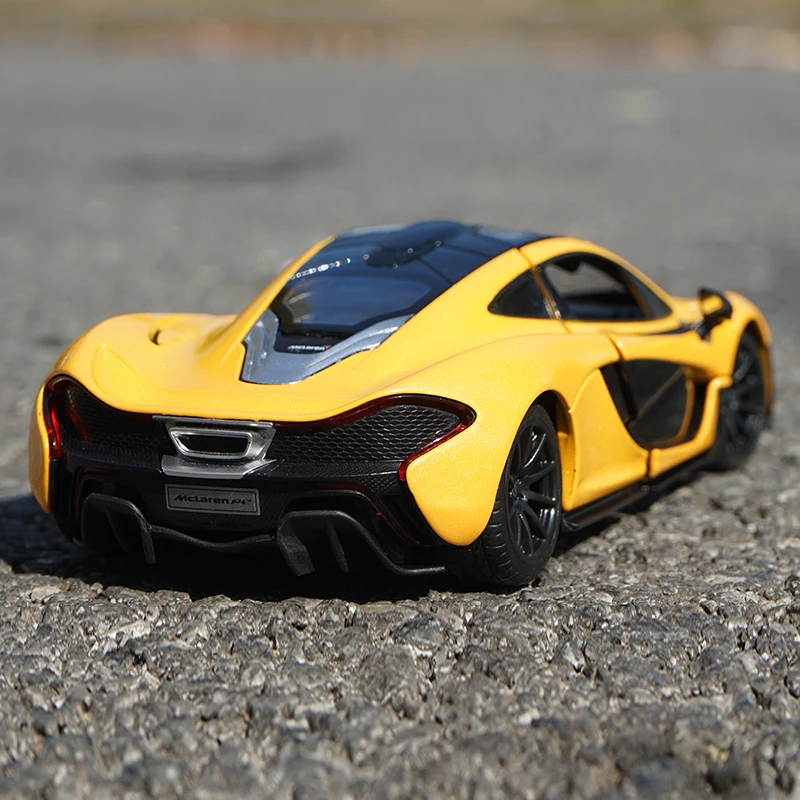 124 mclaren p1 alloy sports car model diecast metal toy vehicles racing car model high simulation collection childrens toy gift free global shipping