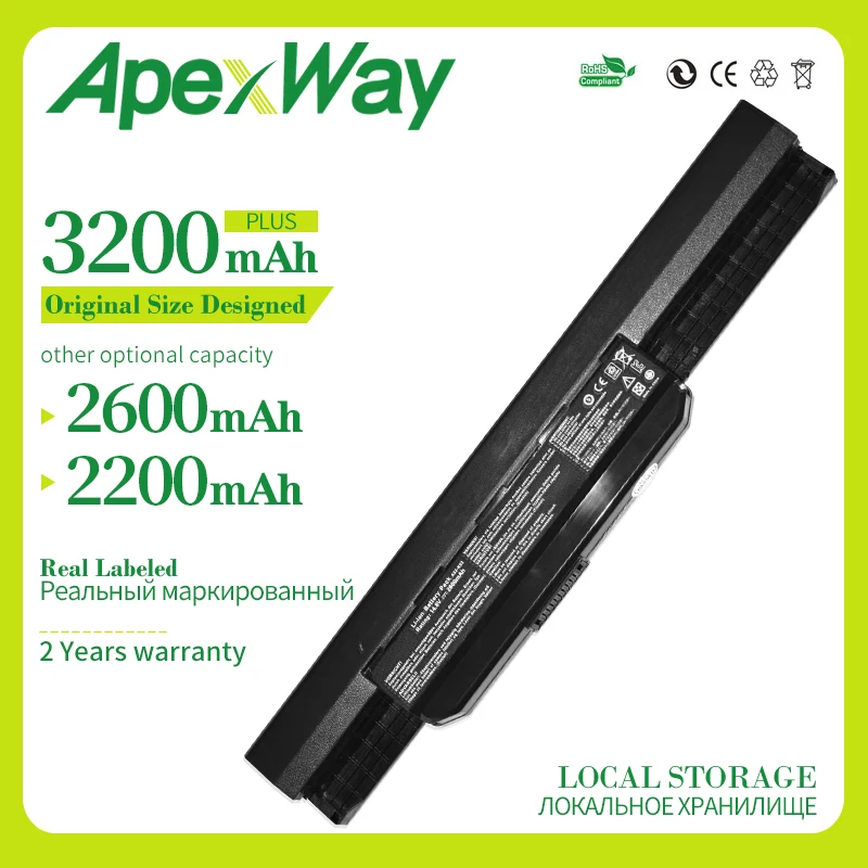 Laptop Battery For Asus K53u A32 K53 A42-K53 A31-K53 A41-K53 A43 A53 K43 K53S X43 X44 X53 X54 X84 X53SV X53U X53B X54H | Компьютеры и