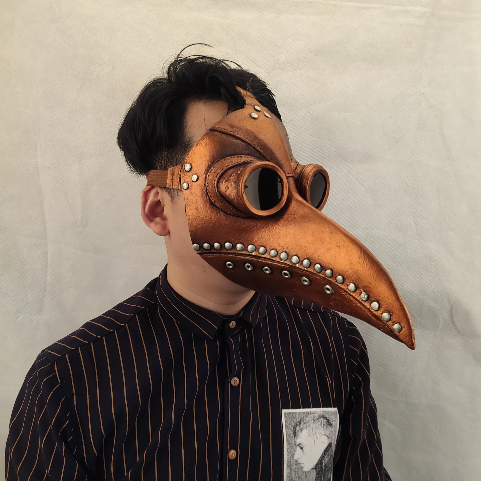 Смешные средневековые стимпанковские докторские ворона шнабел Мрачный Жнец