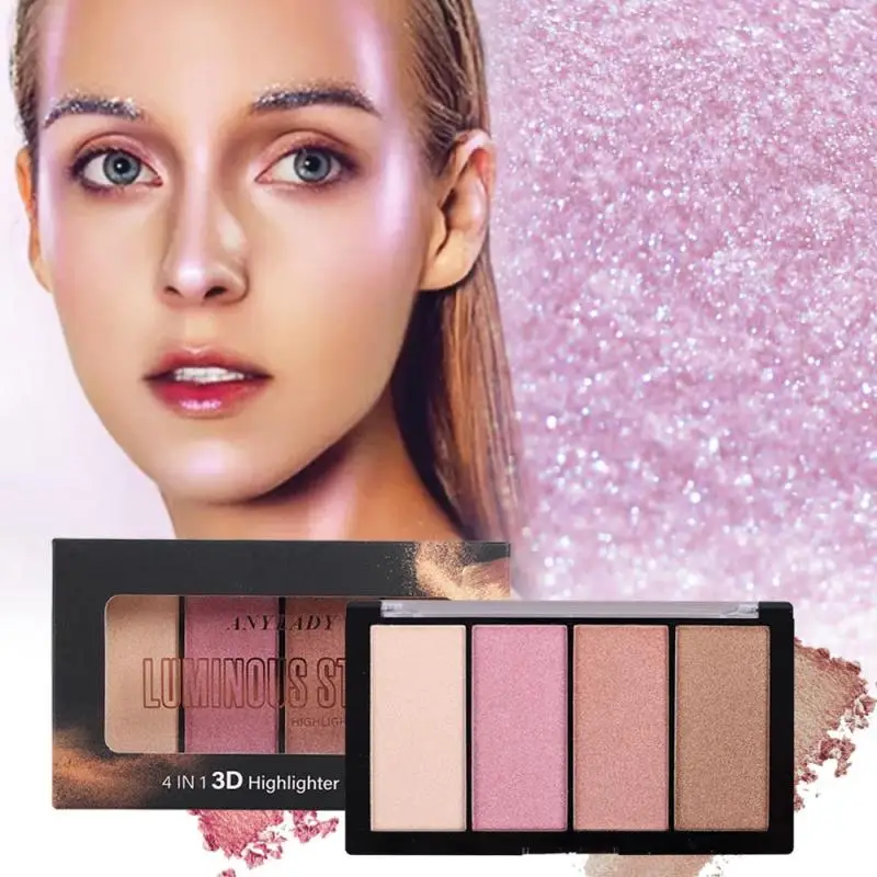 5 Color High-gloss Repair Disc Highlight Three-dimensional Natural Bright Long Lasting Women Makeup Concealer Bronzers TSLM1 |