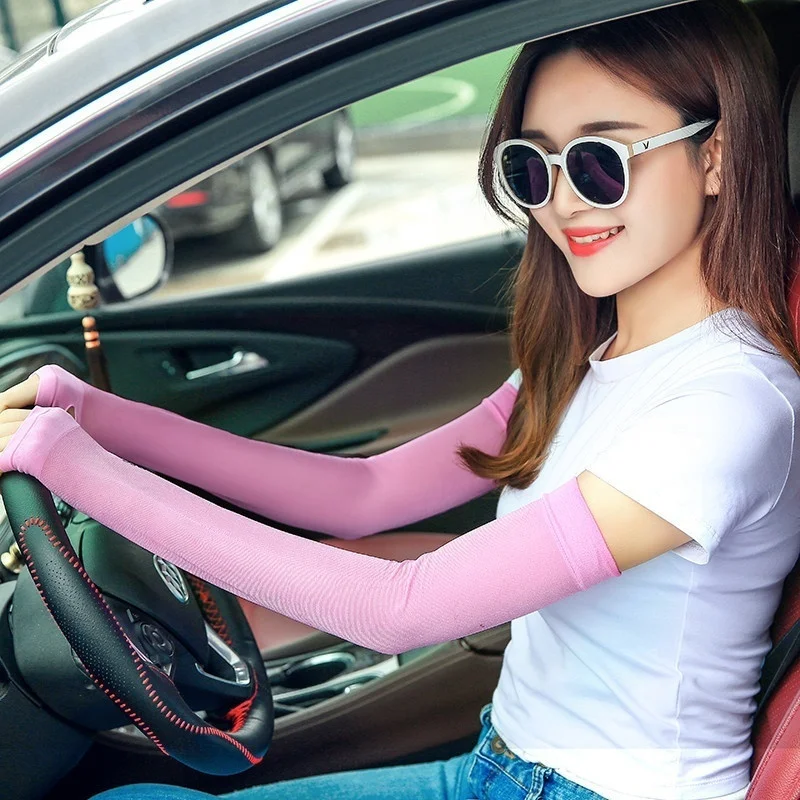 Длинные перчатки со шрамами 1 пара шелковые солнцезащитные рукава обогреватель