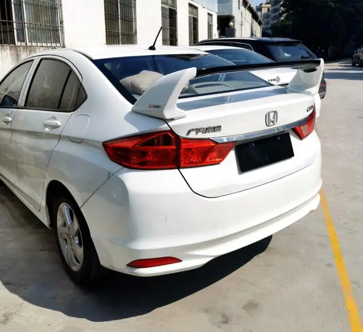 Для городского спойлера 2015-2018 honda City FD2 спойлер 3DCK ABS Пластиковый материал заднее
