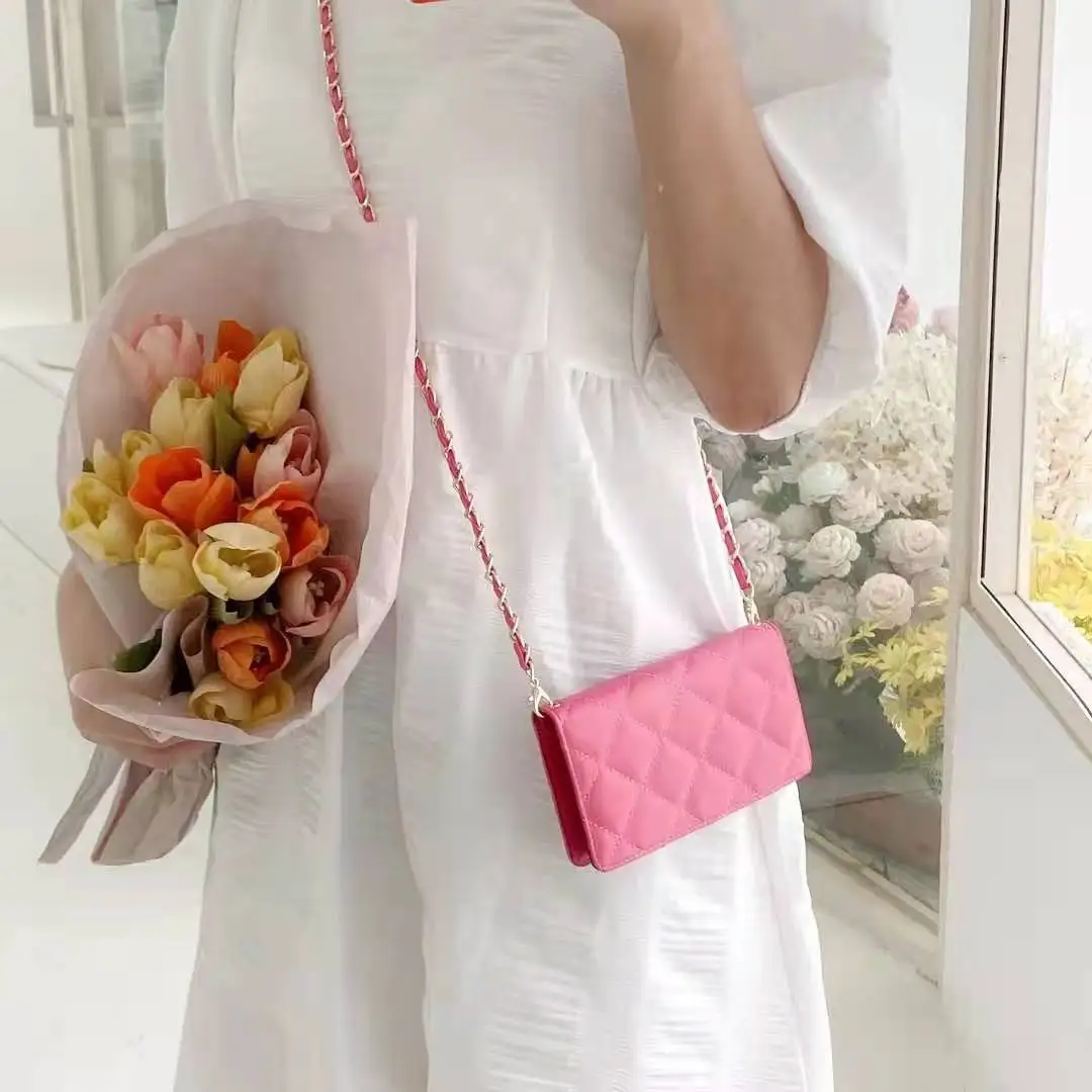 the luxury brand wallet card crossbody protective cover is suitable for all mobile phone protection accessories under 6 7 inches free global shipping