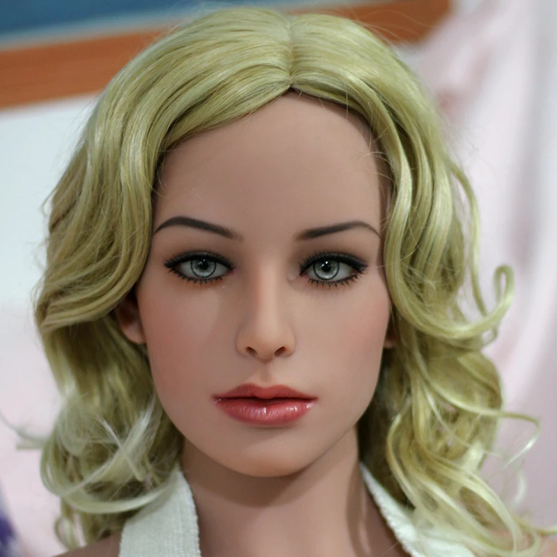 Настоящие силиконовые секс куклы голова для японской любви с оральными