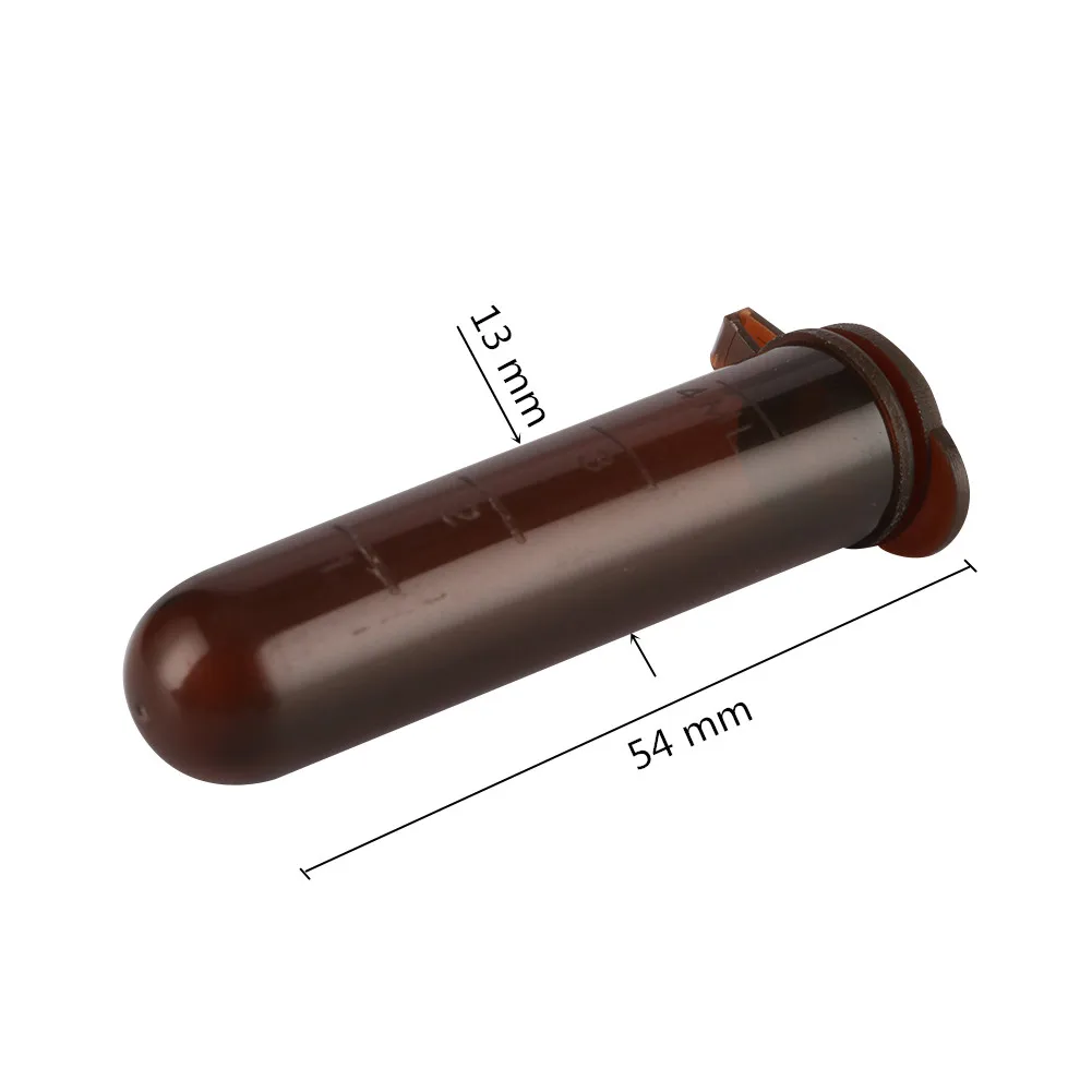 5ml Plastic Brown Centrifuge Test Tube with scale line Snap Cap Round Bottom Sample Vial Container Laboratory Analysis Equipment |