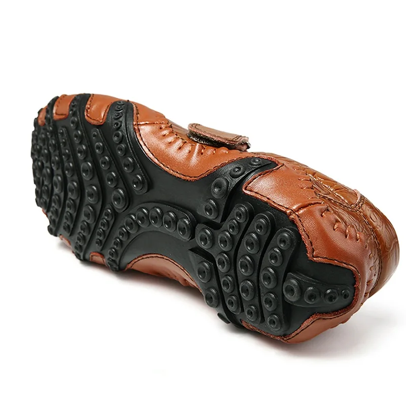 Pndodo Мужская обувь натуральный спилок кожа мужские туфли Повседневное вождения