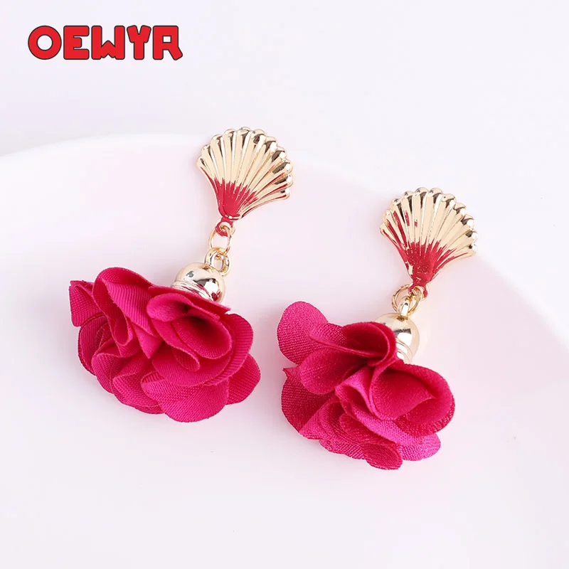 Популярные серьги для женщин в виде морских ракушек эффектные модные ювелирные