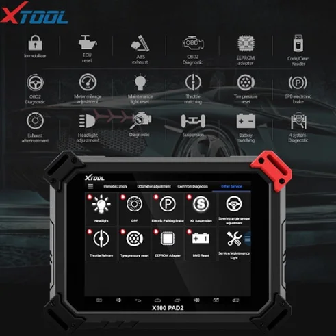 x100 pad2 Xtool X100 PAD2 Pro Профессиональный OBD2 автомобильный диагностический инструмент с ключом программист для VW 4th 5th иммобилайзер и регулировка одометра - Цвет: x100 pad2