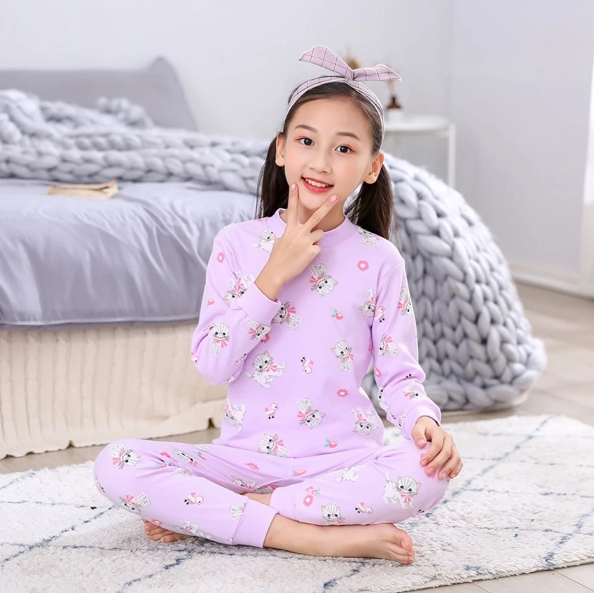 Детские пижамы для мальчиков хлопковая одежда Тоторо комплект штанов мультяшная