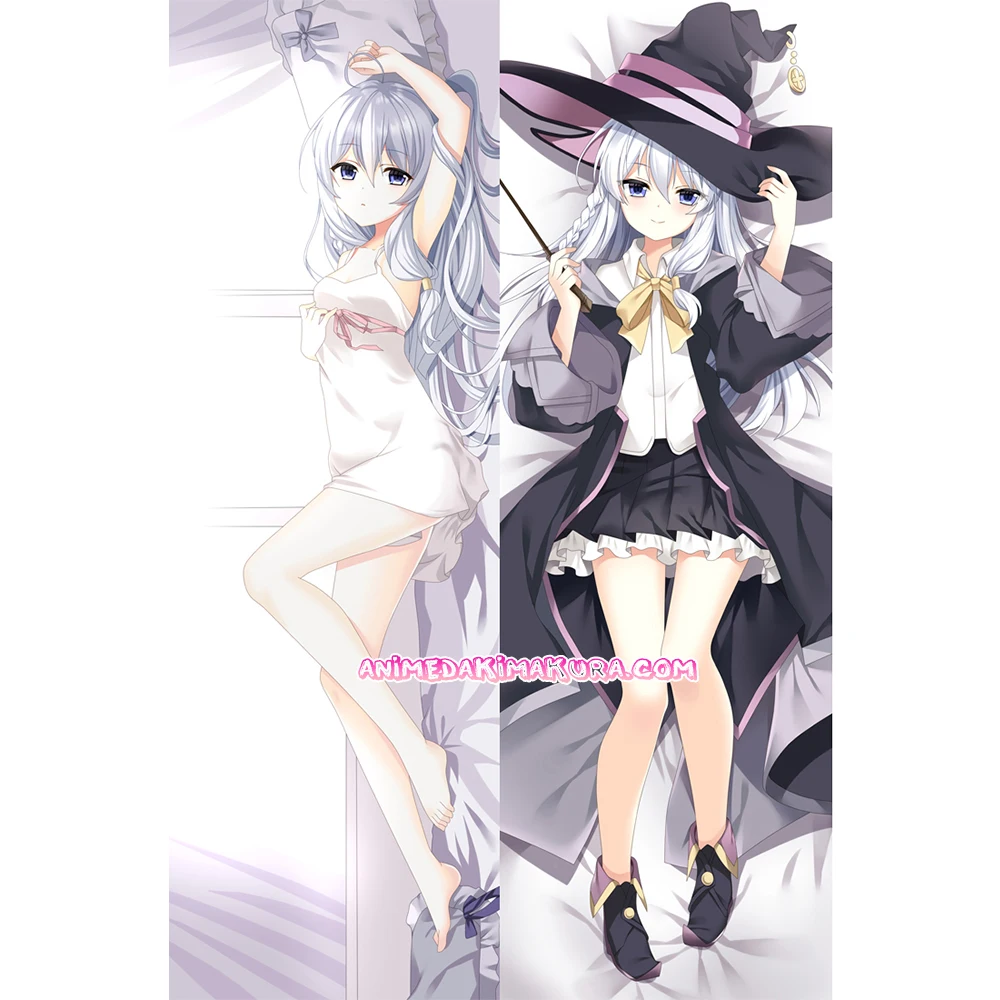 

Wandering Witch: The Journey of Elaina Anime Girl Dakimakura Hugging Body Pillow Case Cover