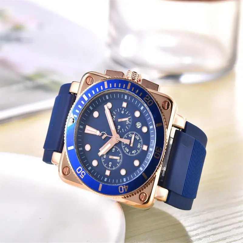 

2021 new Quartz watch men BR bell watch stainless steel ross watches wristwatch stainless steel watches