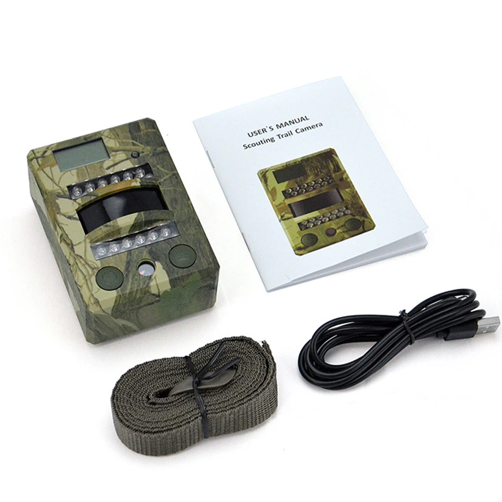 

1.5 Inch LCD Display Inside 720P Video Recorder Security Camera PIR Detection And Snapshot Waterproof 24 Pcs Led Scouting Trail