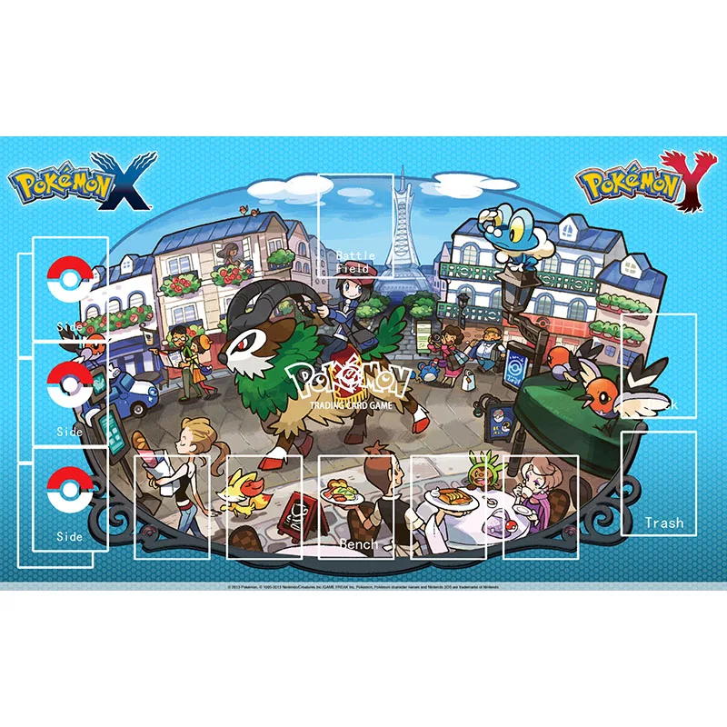 Takara Tomy Pokemon игровой коврик серия XY карточный PTCG аксессуары TCG настольная игровая