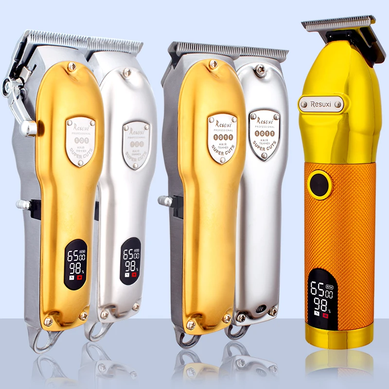 

Электрическая машинка для стрижки волос, Аккумуляторный триммер с низким уровнем шума, Мужская бритва для бороды, Парикмахерская