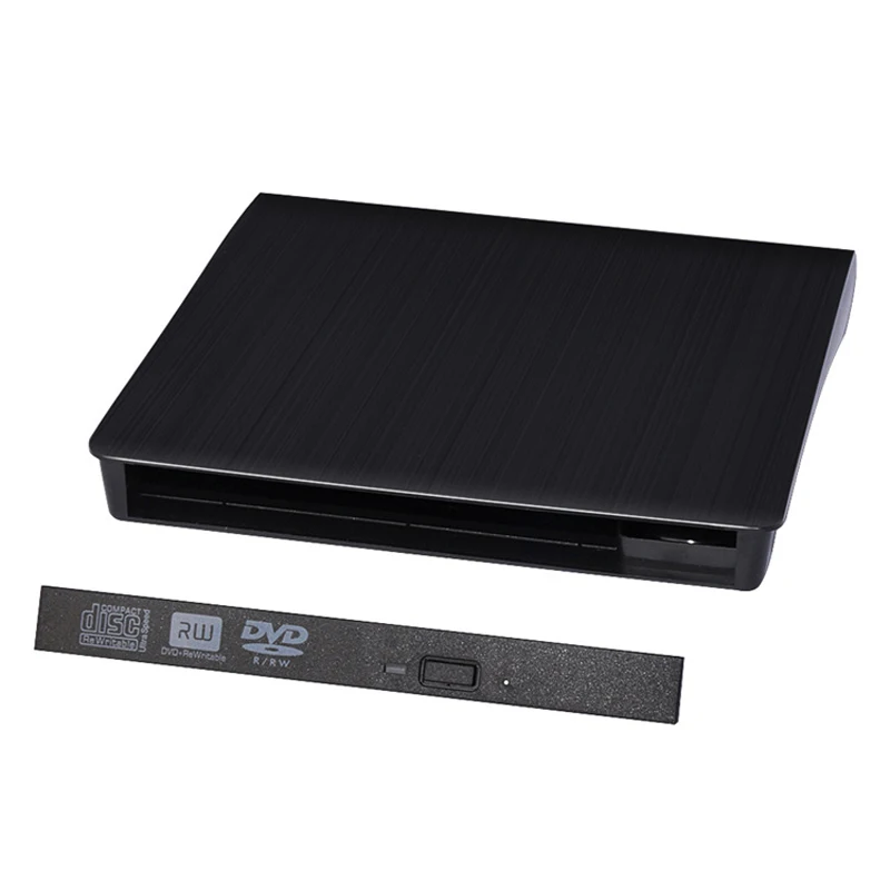Чехол для оптического привода, тонкий внешний корпус USB 3,0 для DVD SATA к USB CD ROM, чехол для ноутбука, USB к SSD Caddy 9,5 мм 12,7 мм от AliExpress WW