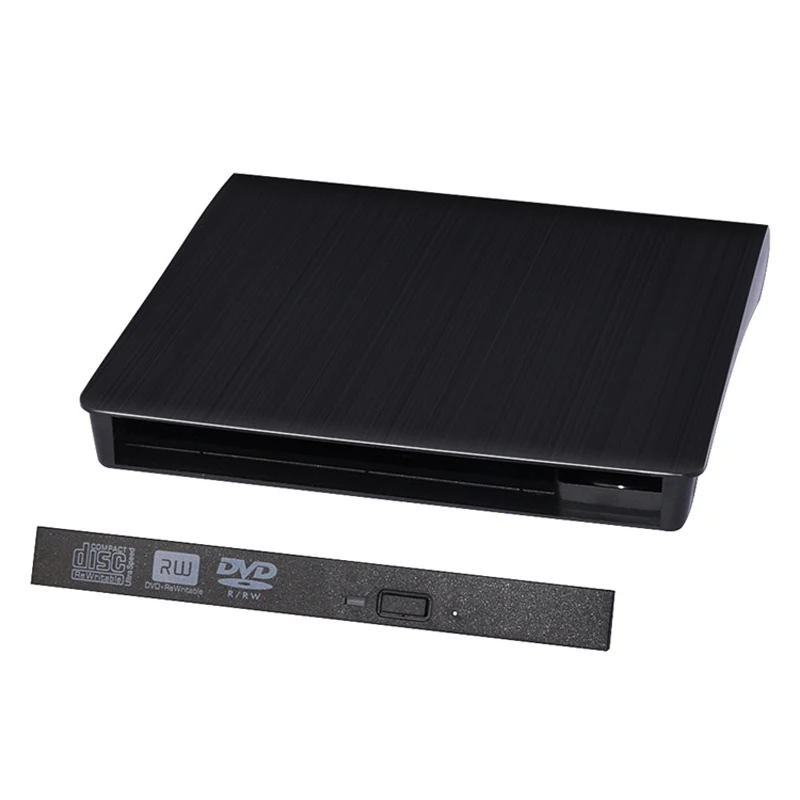 Чехол для оптического привода тонкий внешний корпус USB 3 0 DVD SATA к CD ROM чехол