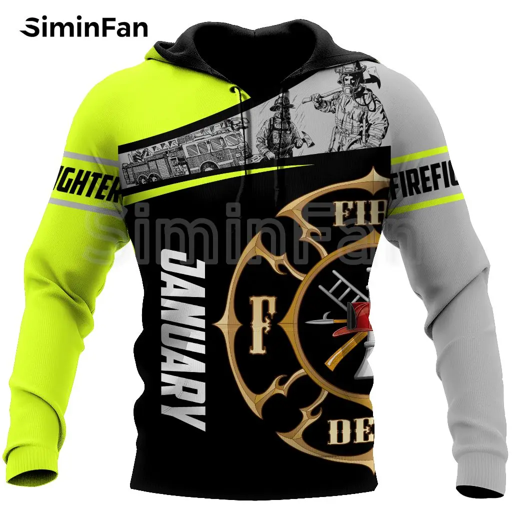 

Мужские толстовки с 3D-принтом пожарного января, Повседневная Толстовка Унисекс, пуловер в стиле Харадзюку, женский спортивный костюм, пальт...