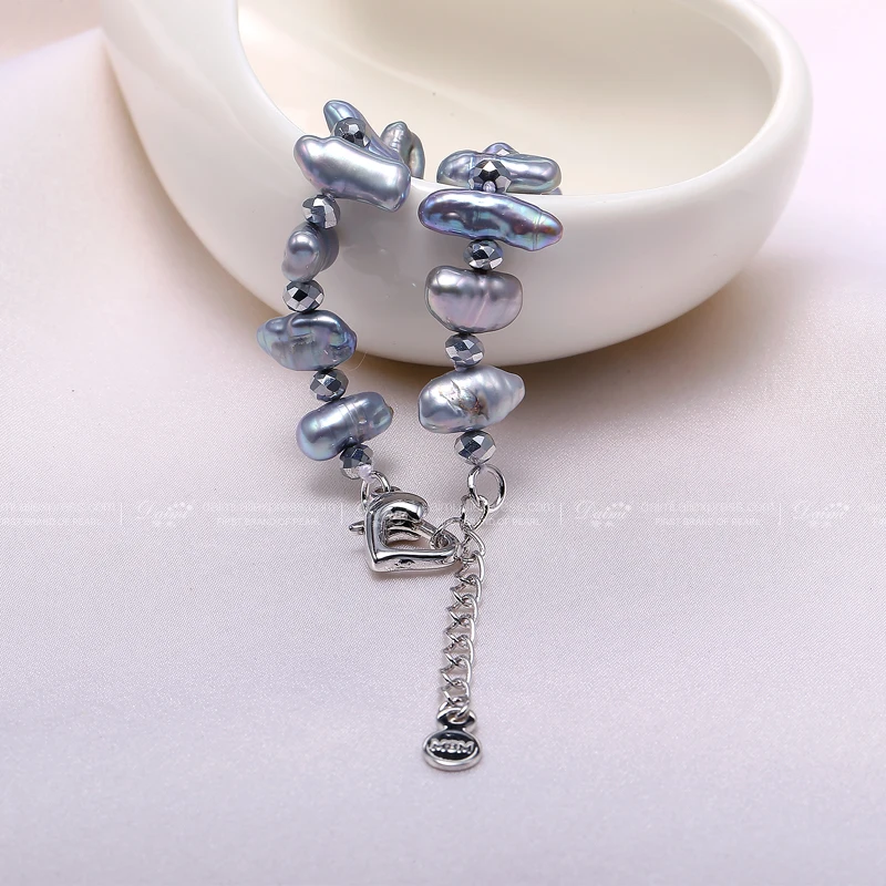 DMCBFP101 7-8 мм барочный жемчужный браслет натуральный пресноводный для женщин |