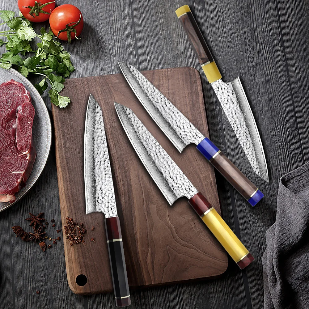 Нож шеф-повара vg10 из дамасской стали японский кухонный прибор 8 дюймов лезвие
