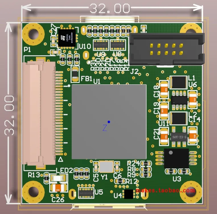 Макетная плата USB3014 USB3.0 UVC высокоскоростное устройство сбора данных AD CMOS ру |