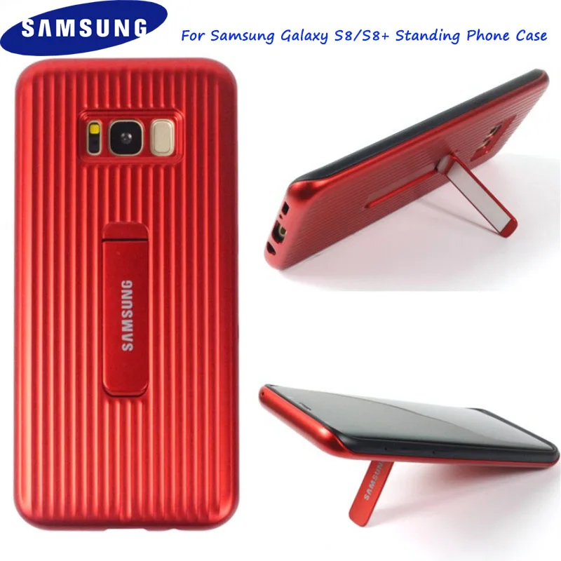 Чехол для телефона Samsung S8 S9 S10 Plus прочный бронированный защитный чехол с