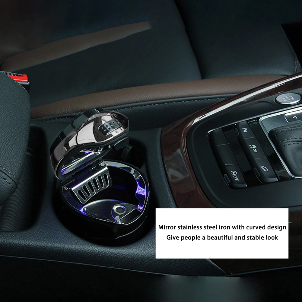 Портативный из нержавеющей стали дым чашки держатель сигареты автомобиля