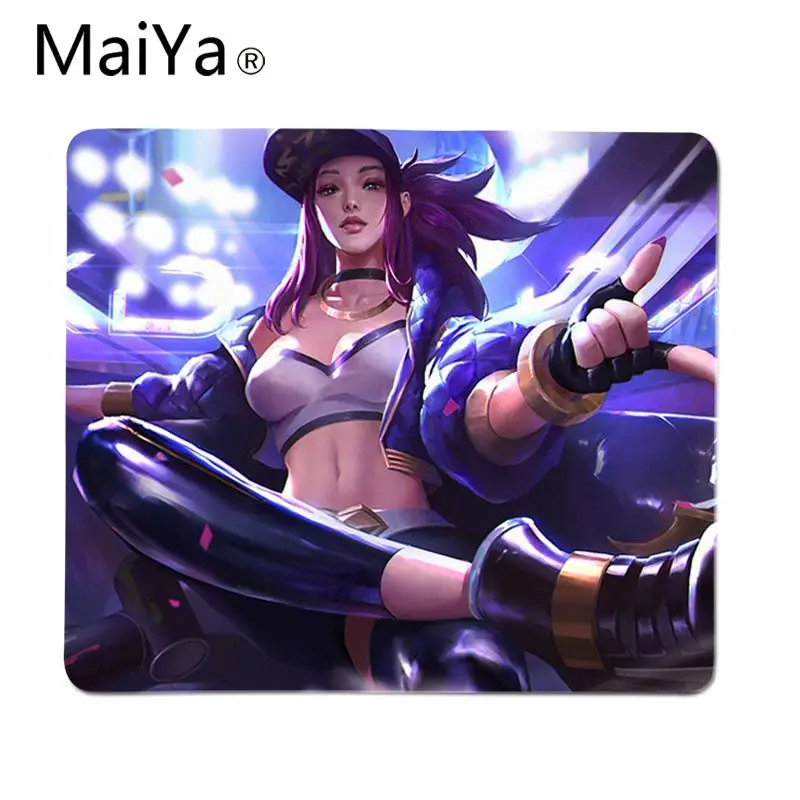 Maiya высшее качество Лига Легенд KDA KaiSa Akali уникальный настольный коврик игровой