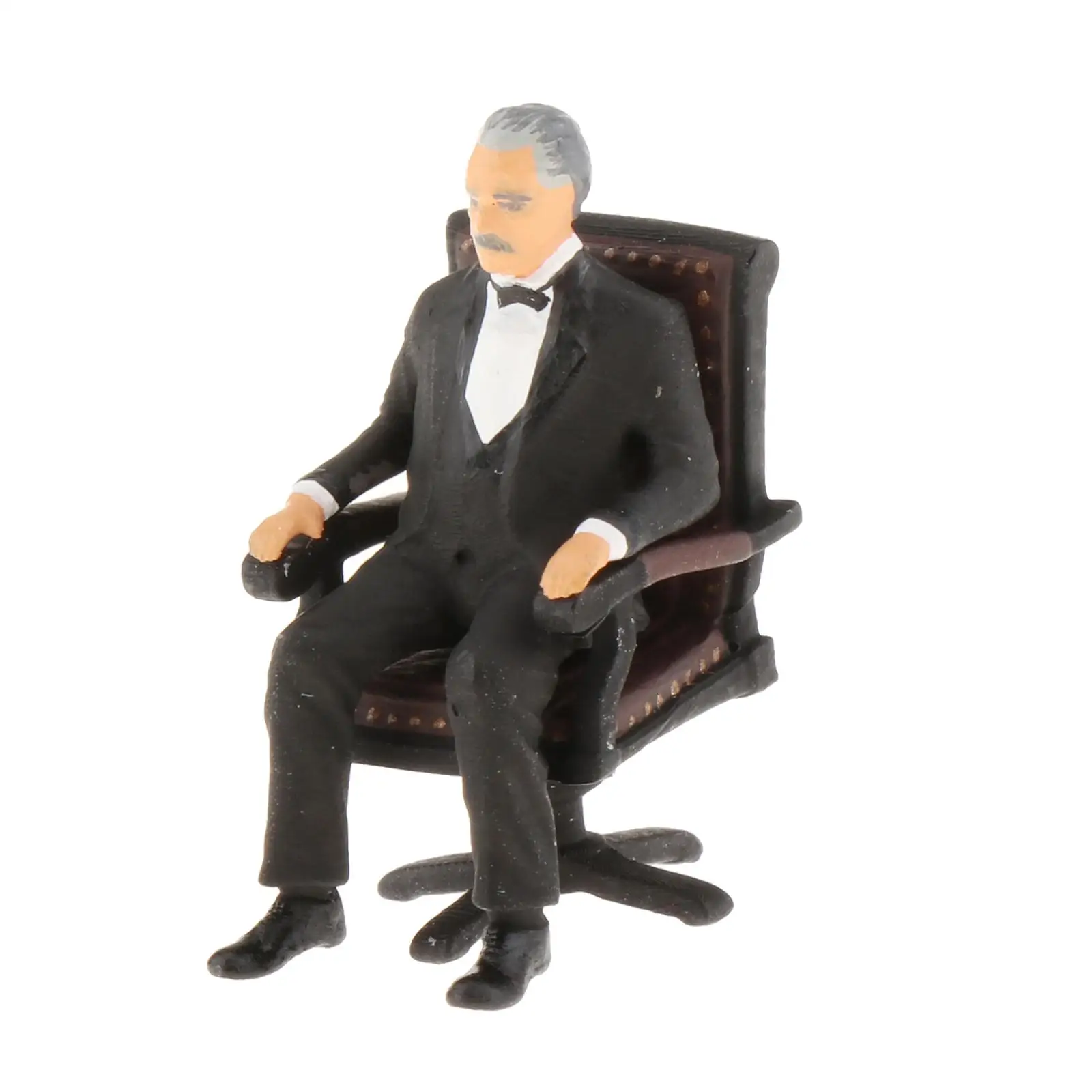 

1/64th Figure / Chair Figurine Model Doll Set for Collection