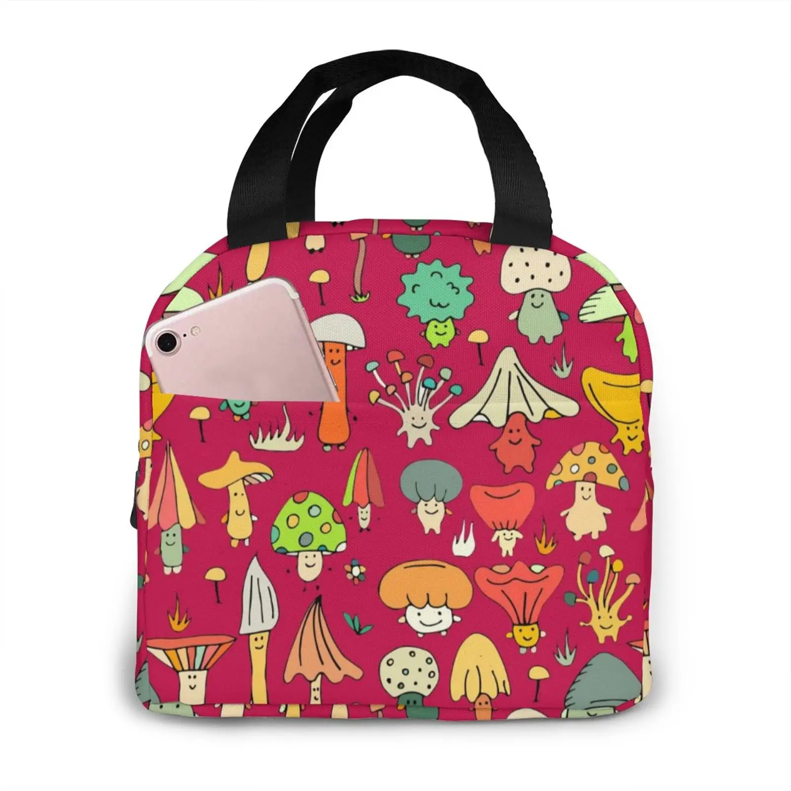 Новое поступление детский Ланч бокс с 3D принтом в виде грибов для детей