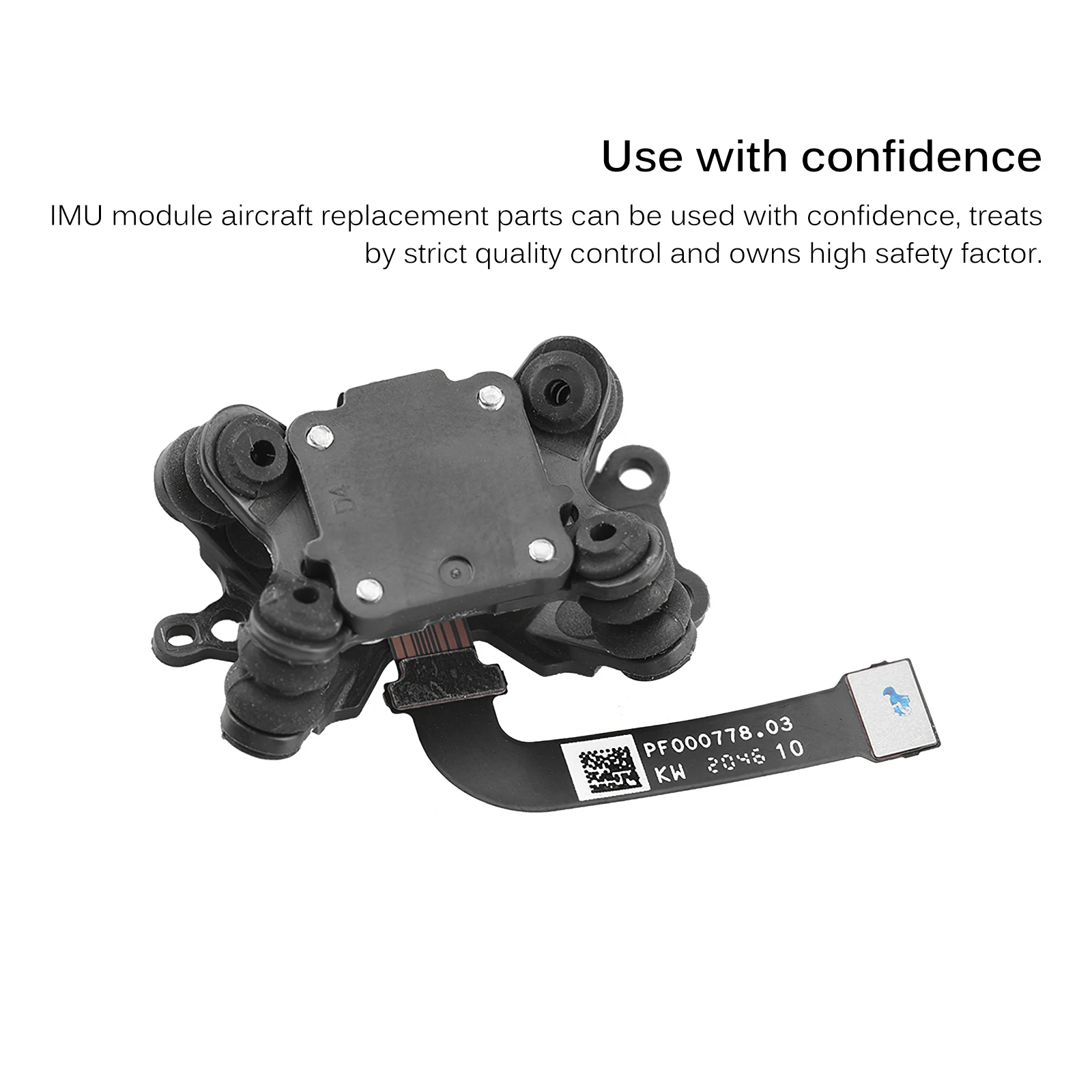 

IMU Component Part High Performance IMU Module Black Plastic Accessory Component IMU Module Replacement Drone for DJI FPV Combo