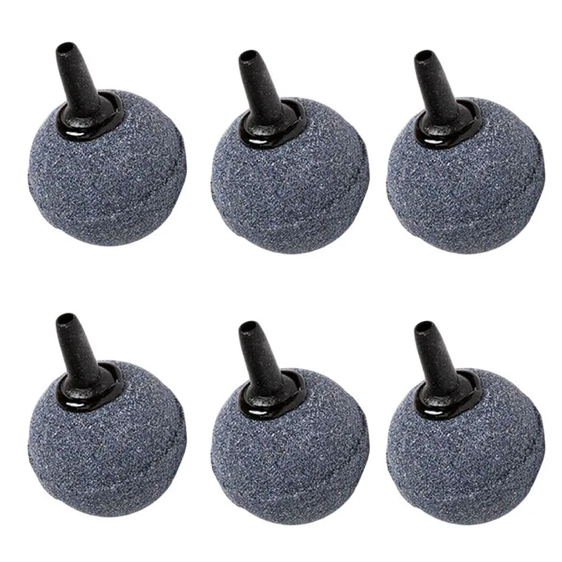

1PC Aquarium Bubble Stone Aerator Fish Tank Pump Hydroponic Oxygen Plate Round Stones Mini acuario accesorio 2cm/3cm/4cm/5cm