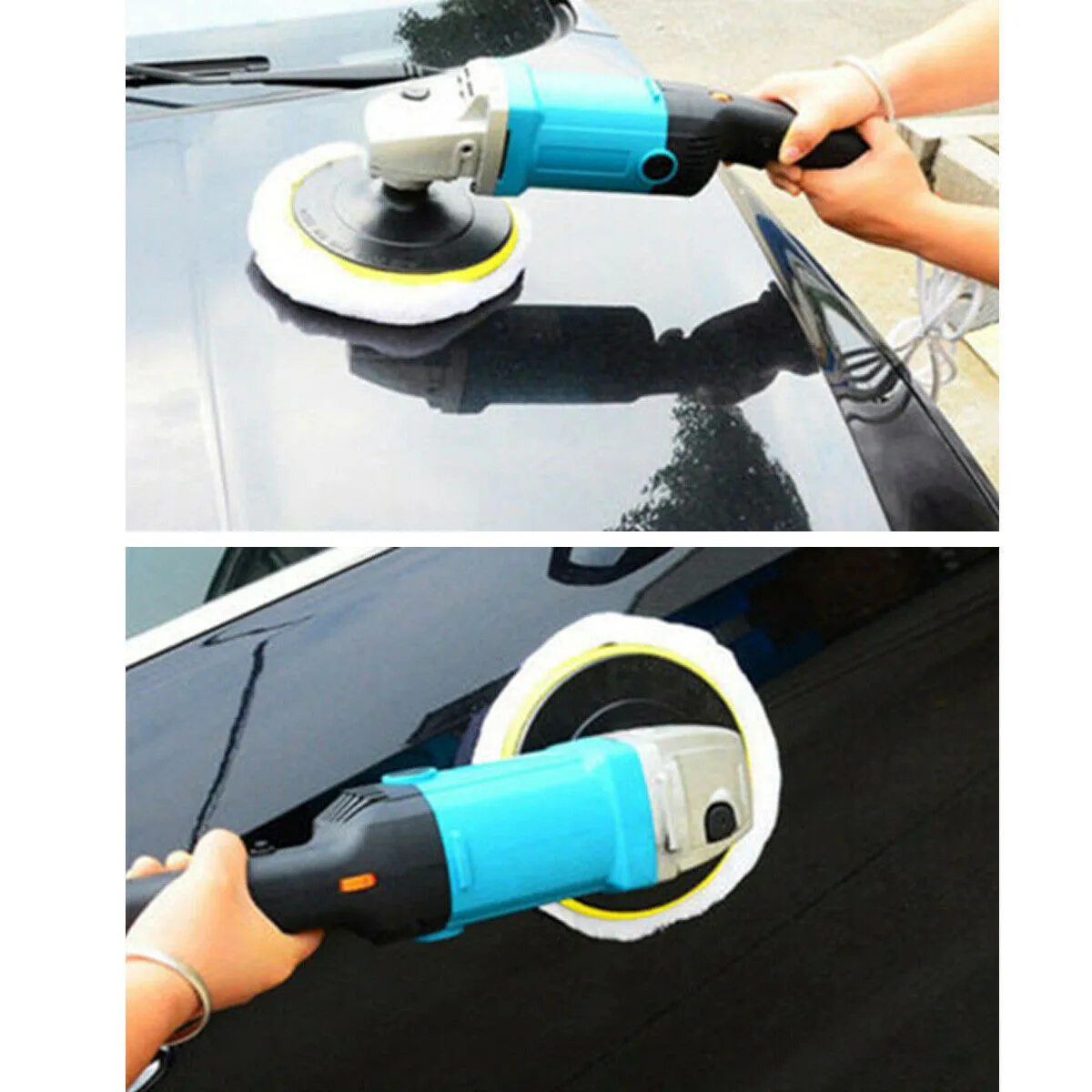 

3/5/7inch Polishing Pad Auto Bonnet Buffing Polisher Reusable Soft Wool Wheel