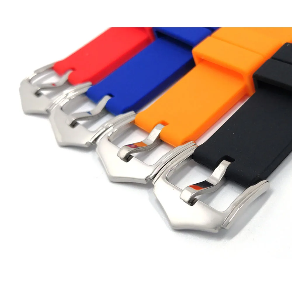 Ремешок силиконовый для часов мягкий Универсальный спортивный браслет дайвинга