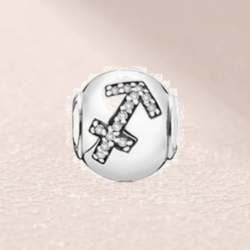

796042CZ SCHUTZE COLLECTION Silver charm with cubic z
