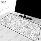 Игровой коврик для мыши XGZ по математической формуле, большой размер, компьютерный игровой коврик для мыши, Настольный коврик с фиксирующим краем для CSGO, LOL, Dota