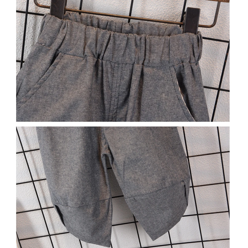 

Hot Sale Baby Boy Clothes Brand Summer Kids Clothes Sets shirt+Pants Suit Star plaid shirt Clothes Newborn Fashion Suits