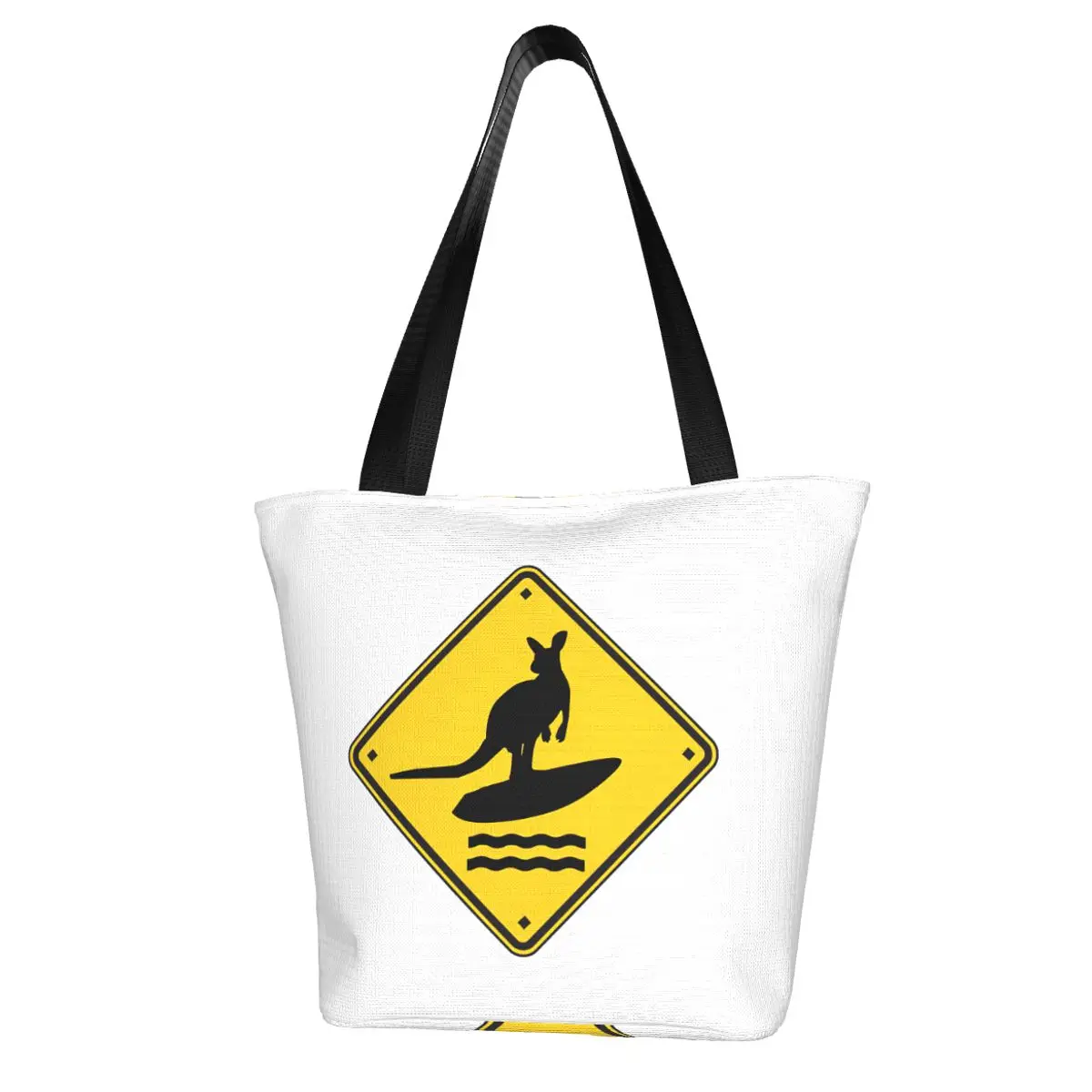 Kangaroo Australia Surf - Surfing Vacation Shopping Bag Aesthetic Cloth Outdoor Handbag Female Fashion Bags