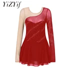 Женское платье для катания на коньках с длинным рукавом