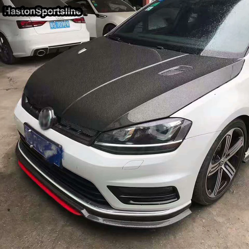 MK7 ASPEC стиль углеродное волокно Передняя решетка гриль для Volkswagen Golf 7 mk 2014