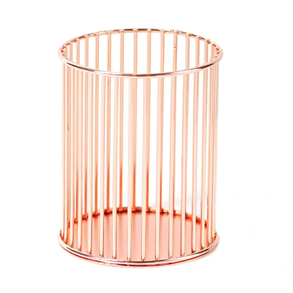 

Sturdy Durable Nail Pen Organizer Metal Cosmetic Organizer Reusable for Girls