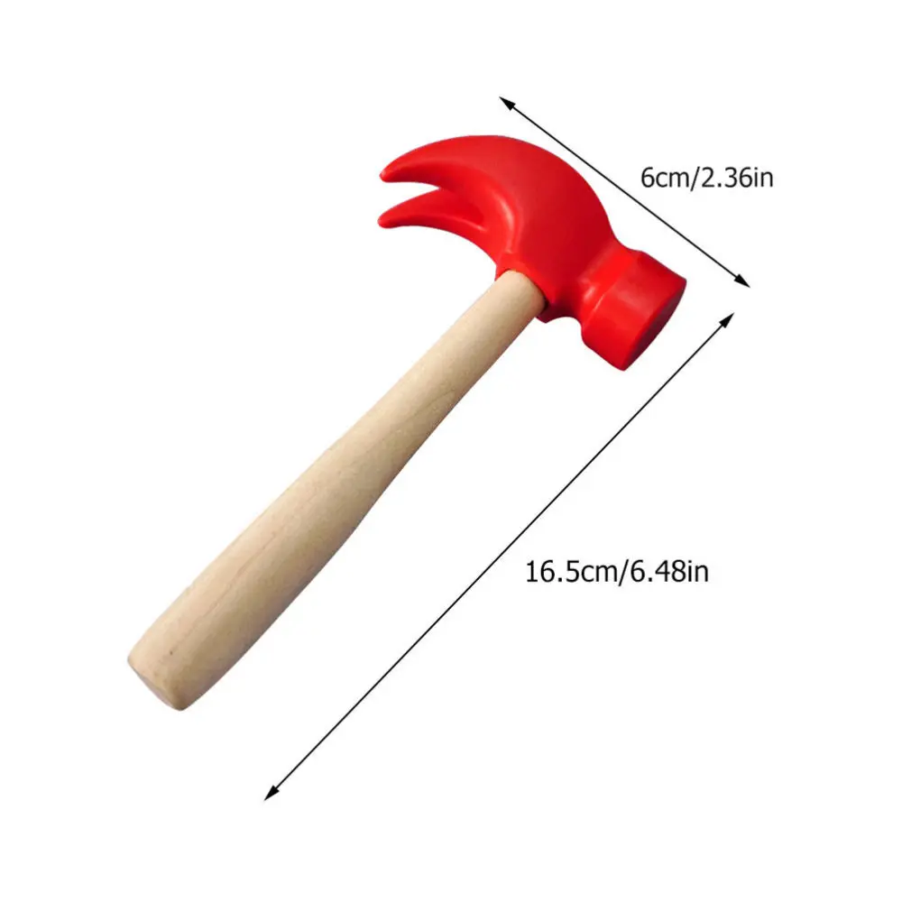 

2Pcs Children Wood Hammer Tool Simulation Maintenance Hammer Tools
