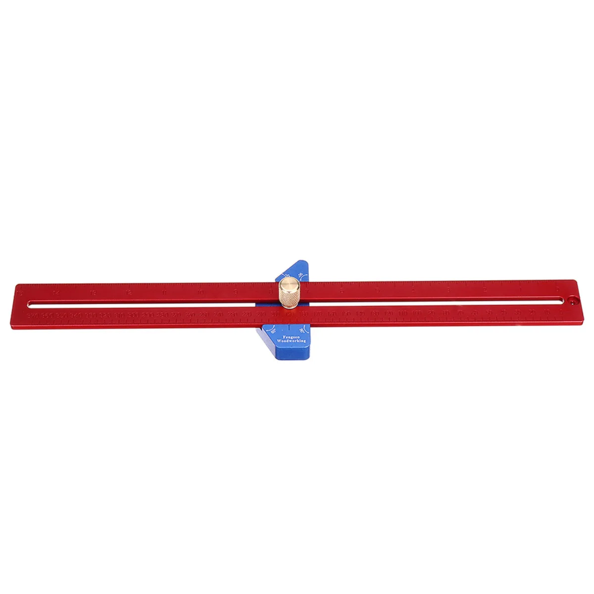 

200/300/400mm Metric Line Scribe Ruler Positioning Measuring Ruler Woodworking Marking Ruler Angle Scriber Tool 45/60/90 Degree