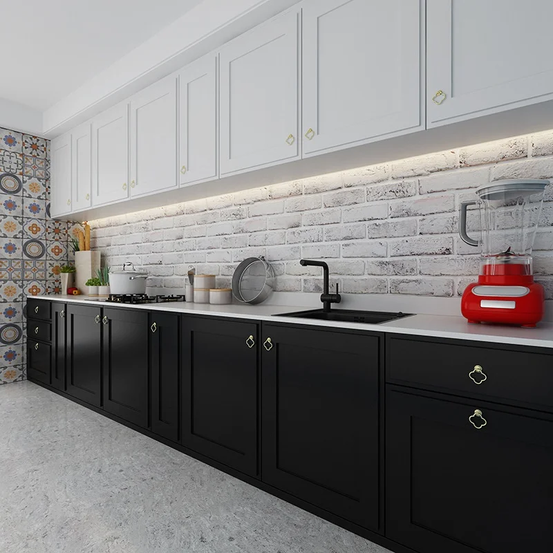 Античный латунный для шкафа с четырехлистным клевером ручки ящика золотистая