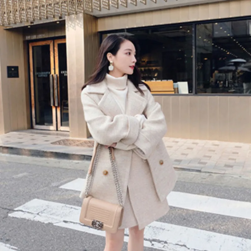 Женский шерстяной костюм в стиле Шанель комплект из 2 предметов утепленное