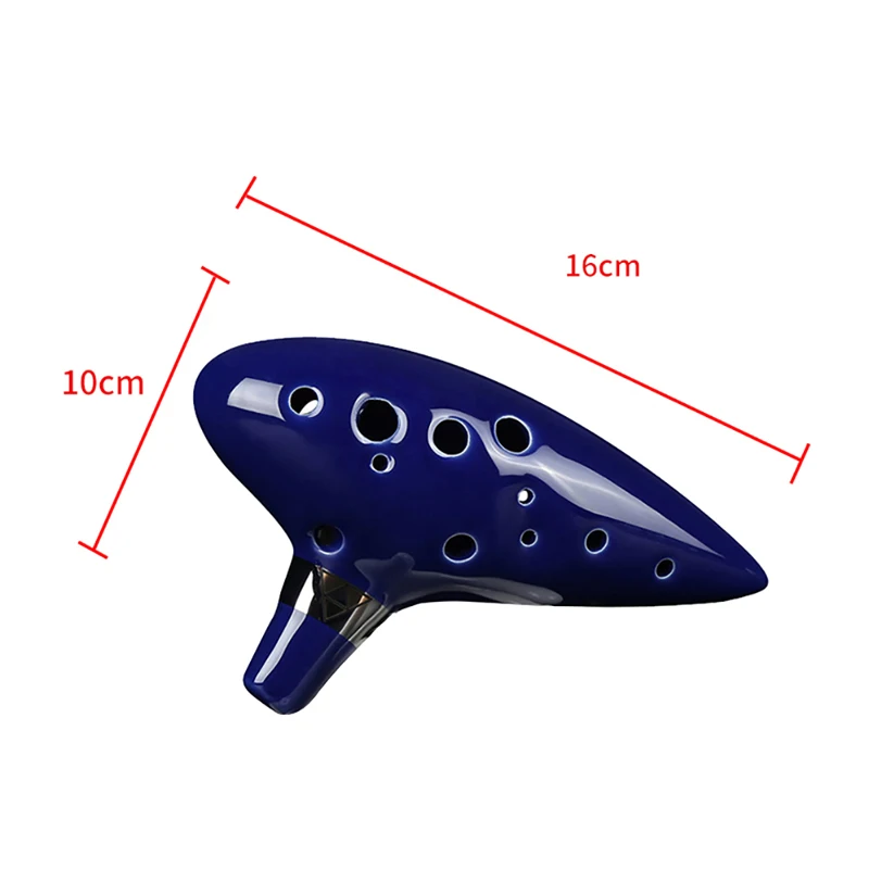 12 отверстий керамическая печь Alto C Legend of Ocarina Flute Time Прямая поставка 16*10 см