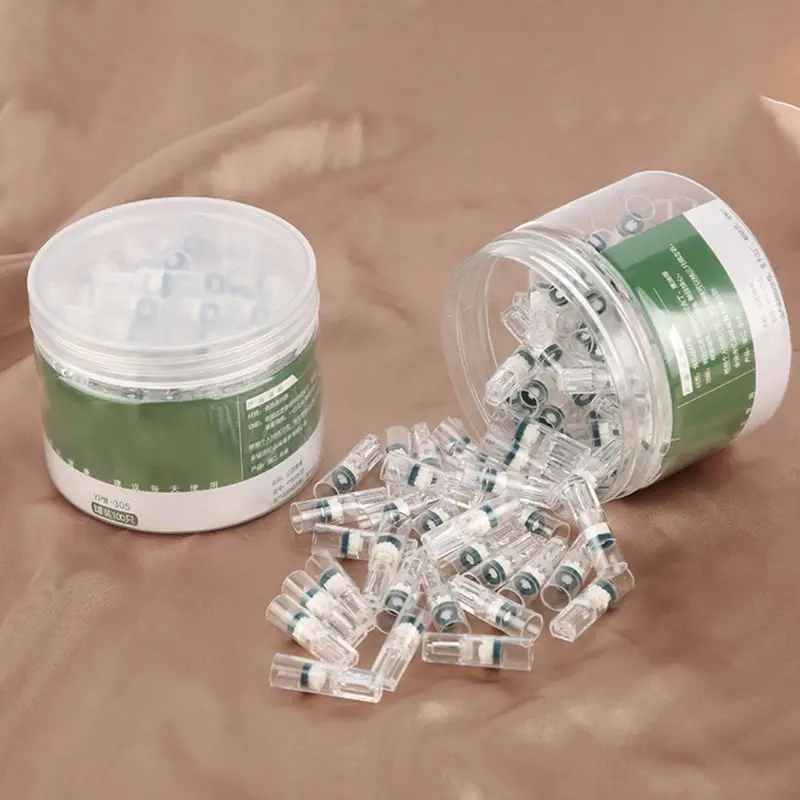 

100PCS Disposable Cigarettes Filters Smoke Filter Pipe Holder Cleaning Container 95AD