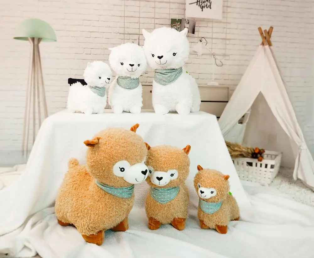 Милая плюшевая кукла альпака мягкие игрушки животные мягкая подарок на день